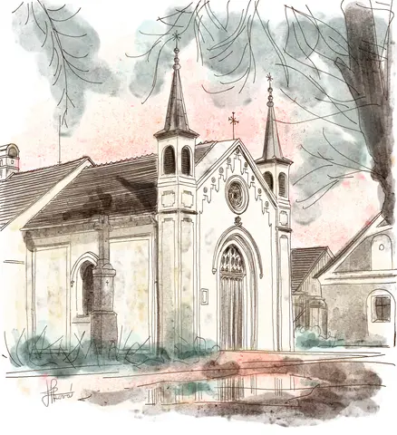 Kaplnka sv. Anny — Digitálne umenie, 2022