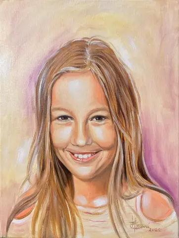 NIKOL — olej, 30x40cm, 2022