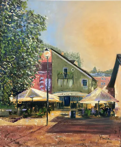Keď leto končí — olej, 50x70cm, 2020